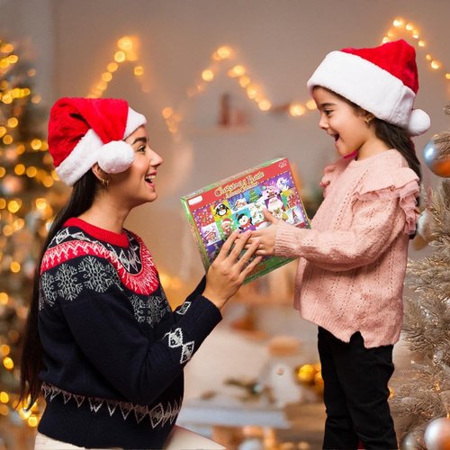 ArtCreativity Advent Calendar Puzzle 2025 | 1000-Piece Jigsaw with 24-Day Countdown for Kids