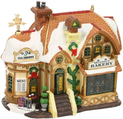 Lemax Christmas Village Devaney's Bakery | Battery Operated LED Decor - 35793