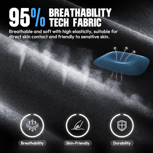 Ergonomic Fabric Gaming Chair with Footrest and Lumbar Support