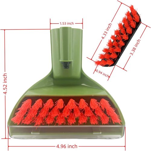 Little Green Machine 5.3-Inch Tough Stain Brush Replacement - Compatible with 1400B & More