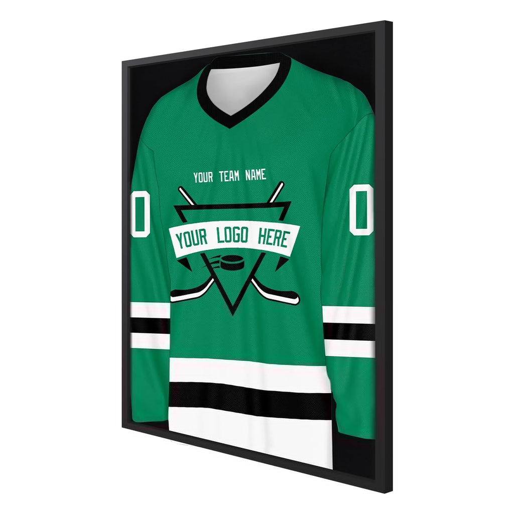26x37 XL Shadow Box Frame, Jersey Display Case with Grade A Natural Pine Wood Acrylic Front Jersey Frame for Hockey, Soccer, Basketball, Football Uniform Shirts, Black