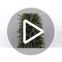 4ft Artificial Cedar Topiary Trees - Set of 2 Potted Faux Evergreen Shrubs