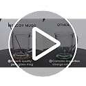 Set of 4 Glass Coffee Mugs 15 Oz with Handles for Hot Beverages
