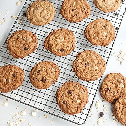 Nordic Ware Nonstick Baking & Cooling Grid - Oven Safe Steel | 1/2 Sheet Size