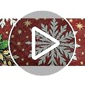 HOMETITUTE 4 ft Round Christmas Gingerbread Rug - Dark Brown, Non-Slip, Washable, 1-Piece Rug