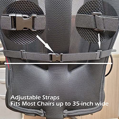 Inflatable Lumbar Support Pillow for Office and Car Use
