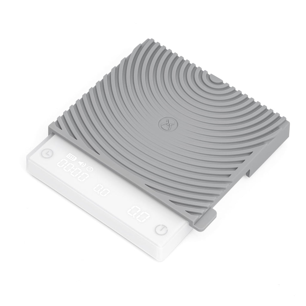 TIMEMORE Basic Mini Coffee Scale, Multifunction Electronic Espresso Scale, Weigh Digital Drip Cone Scale with Timer, Ultra Thin and LightMini Digital Food Kitchen Scale for Baking, Cooking - White