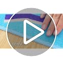 Washable Hopscotch Kids Rug 31.5" x 72" - Educational Play Mat for Children