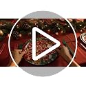 Deorfuy Feliz Navidad Spanish Christmas 96pc Dinnerware Set — 24 Plates, 24 Napkins, 24 Forks