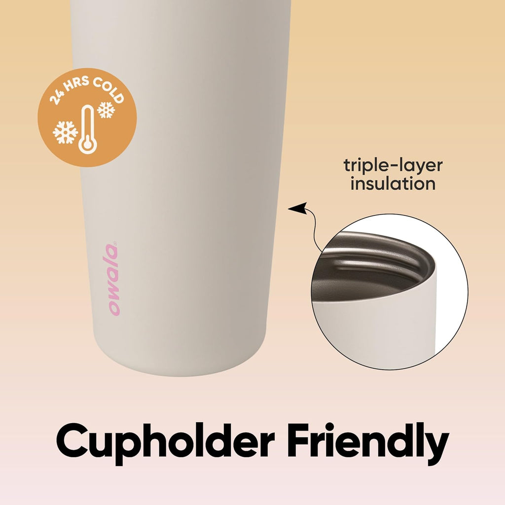 Owala FreeSip Sway Insulated Stainless Steel Water Bottle - 30oz, Two-Way Spout, BPA Free, Leak Proof | Perfect for Travel & Sports