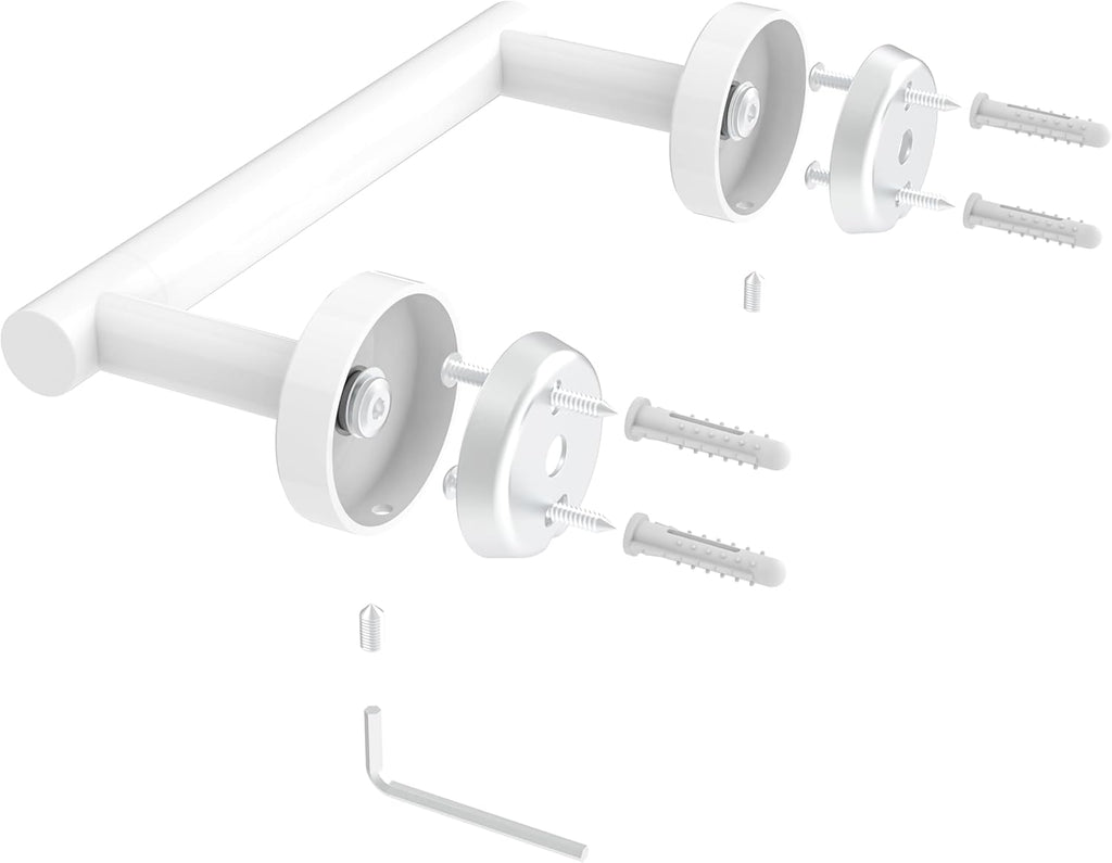 RARXTR Toilet Paper Holder - Wall-Mounted SUS304 Stainless Steel with Pivoting Double Post | Brushed Brass Finish