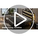 Full Size Metal Platform Bed Frame with Storage Headboard & LED Light