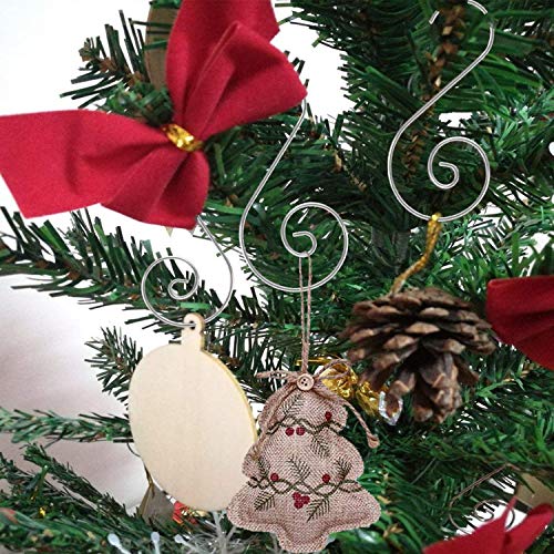 Christmas Ornament Hooks 160 Pcs - Metal Swirl Scroll Tree Hangers