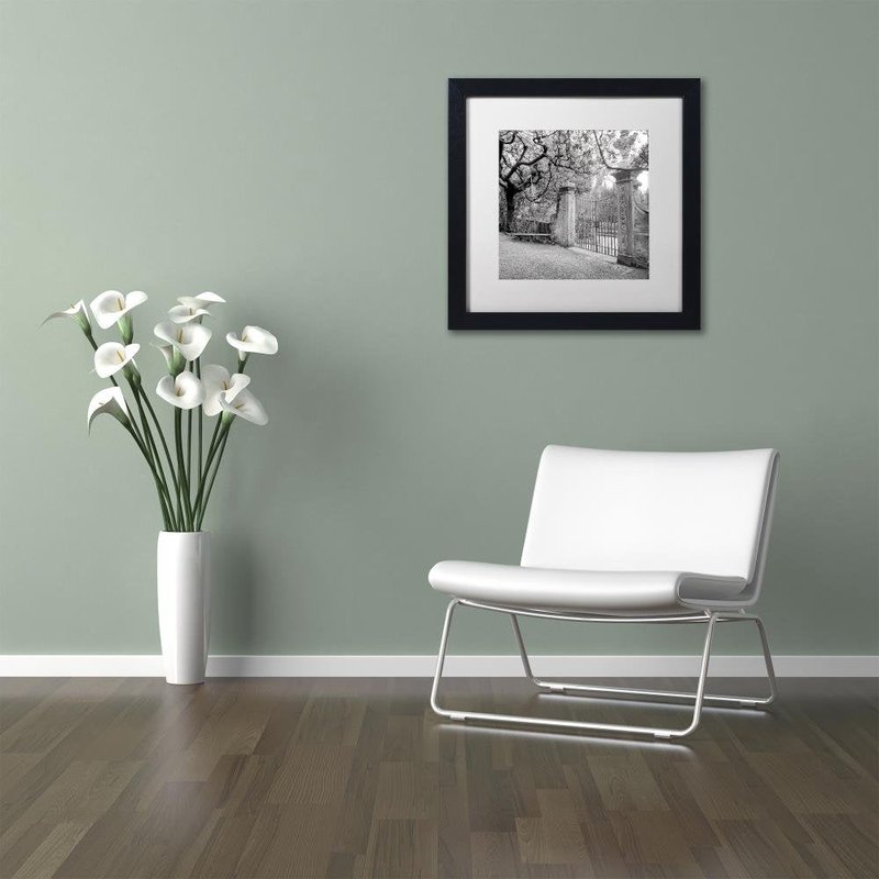Trademark Fine Art Firenze I by Alan Blaustein, White Matte, Black Frame 16x16-Inch