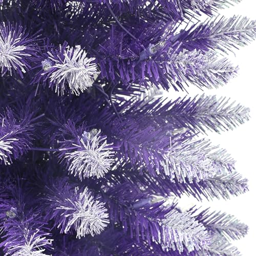 Puleo International 3' Purple Pre-Lit Christmas Tree with 50 Lights
