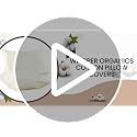 Organic Cotton King Size Pillow Protector - 2 Pack, Zippered Breathable Cover