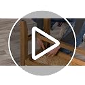 Alaterre Newport Solid Wood Entryway Bench with Rush Seat - Natural, Storage-Free