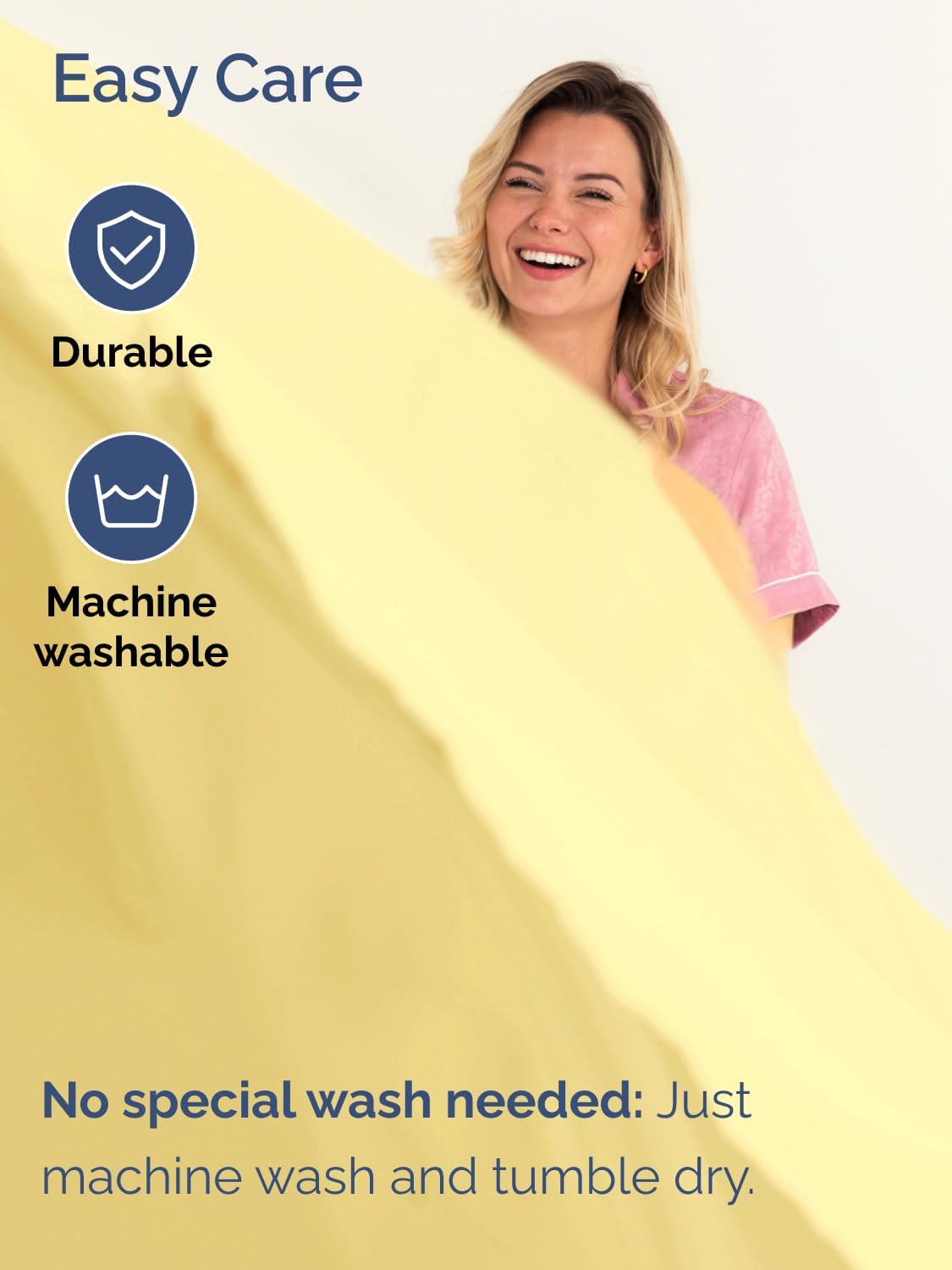 Skiennix Extra Deep Twin Sheet Set - 4 Piece Breathable Cooling Bedding - Soft, Wrinkle-Free Yellow