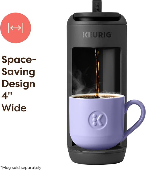 Keurig K-Mini Mate Coffee Maker - Compact Single Serve K-Cup Brewer for Small Spaces | 12 oz, Black