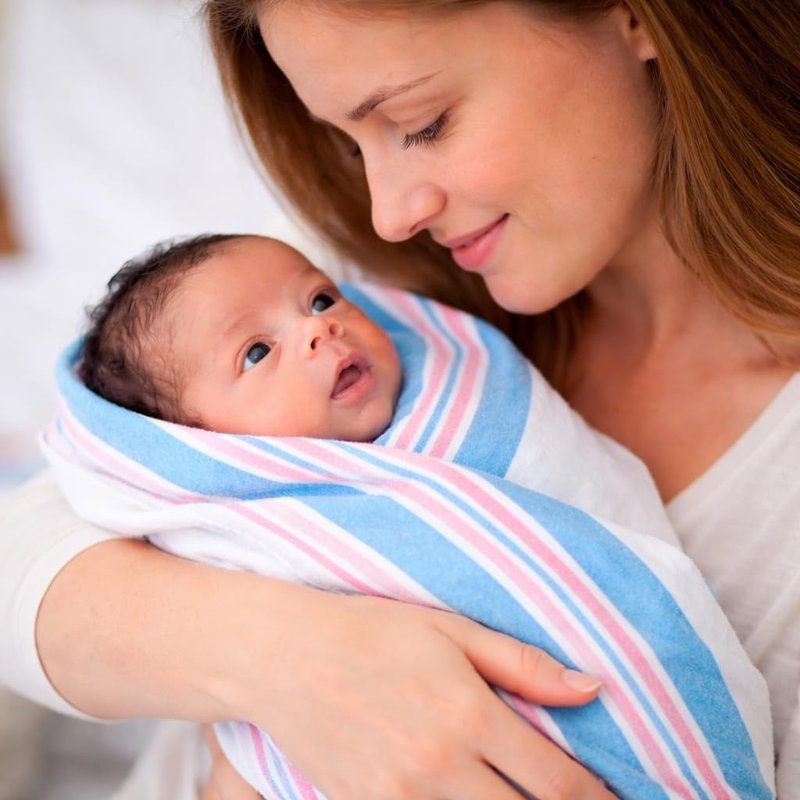 Vakly Hospital Receiving Baby Blankets [Pack of 3] Soft Flannel Nursery Swaddle, 30''x40'' Cozy Unisex Wrap for Swaddling & Wrapping Newborn Babies for Girl or Boy