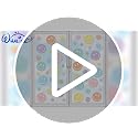9 Sheet Double-Sided Smile Face Window Clings - Pastel Decor