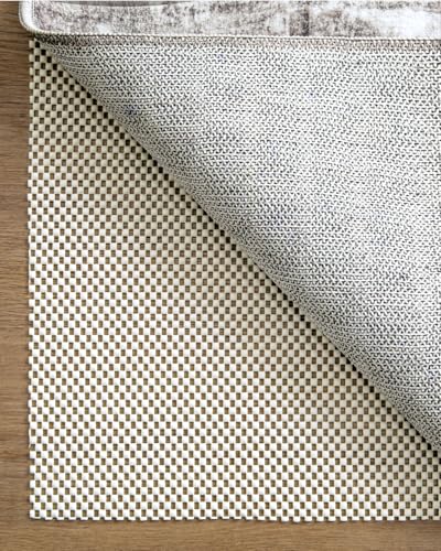 Non-Slip Rug Pad for Hardwood and Tile Floors, 3x8 Thick Cushioned Padding