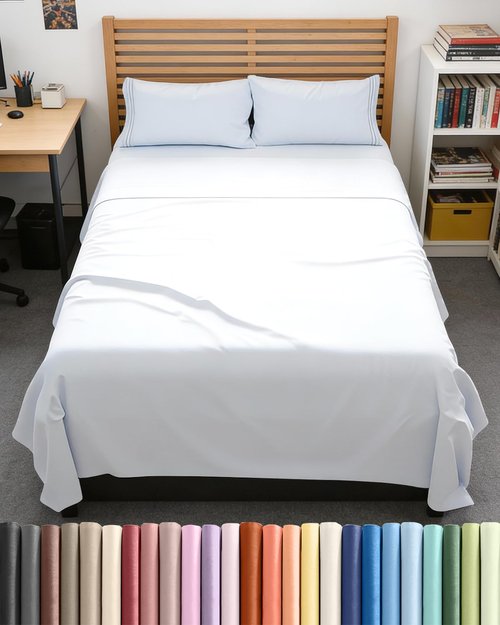 Full XL Bed Sheet - 4 Piece Full XL Bed Sheets Set - Soft, Breathable & Cooling - Hotel Luxury Bedding for Women, Men, Kids, Teens, Boys & Girls - Deep Pockets, Comfy, Fade and Wrinkle Free - White