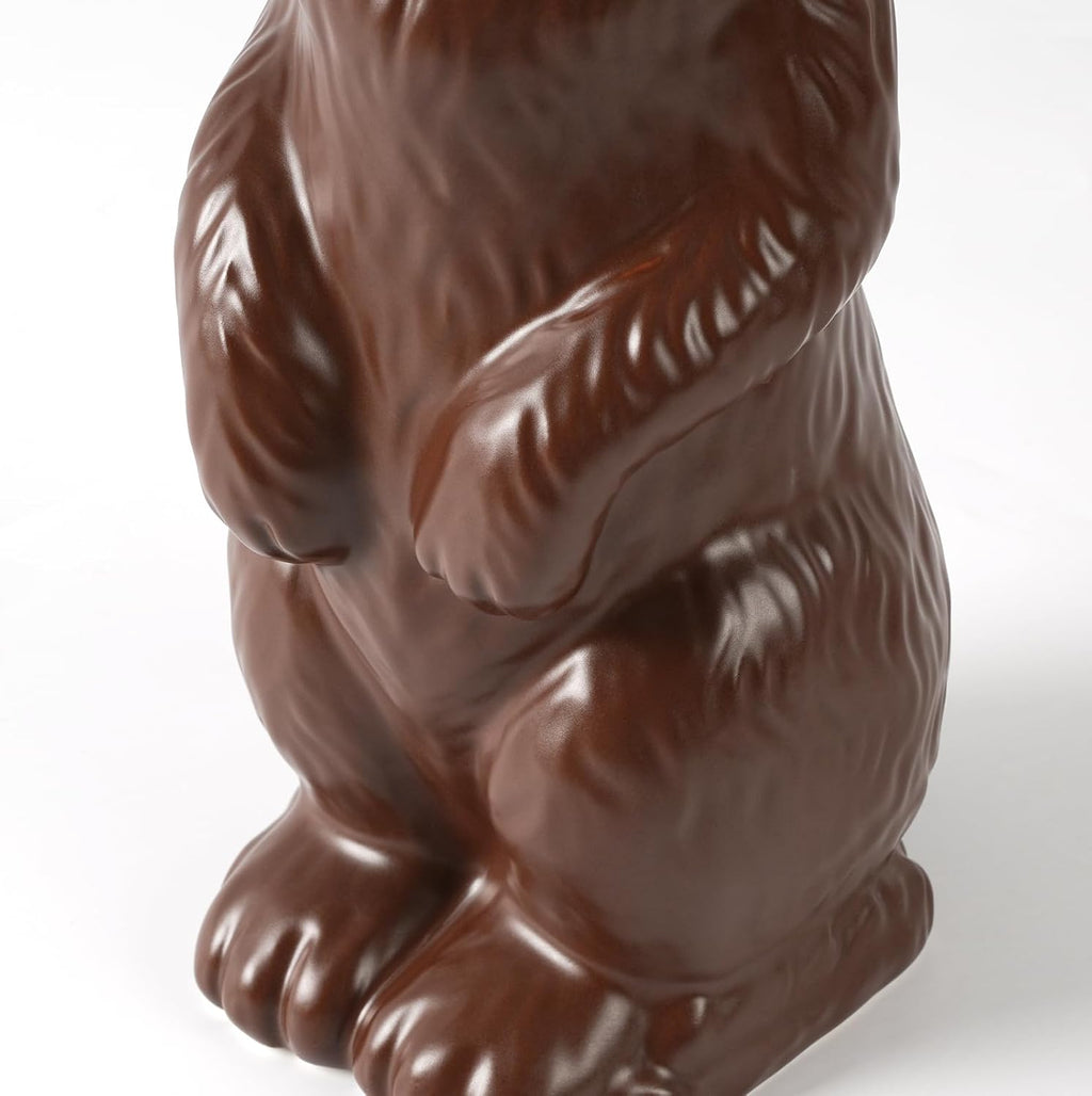 Zesua Easter Bunny Figurine - 14.5" Standing Ceramic Decor for Home & Garden - Perfect Spring Decoration