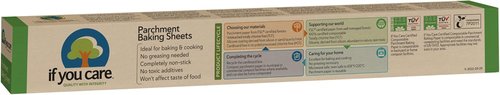 If You Care Parchment Paper Baking Sheets - Unbleached, Greaseproof Precut Liners | 12 Pack, 24-Count, Fits 12.5” x 16” Pans