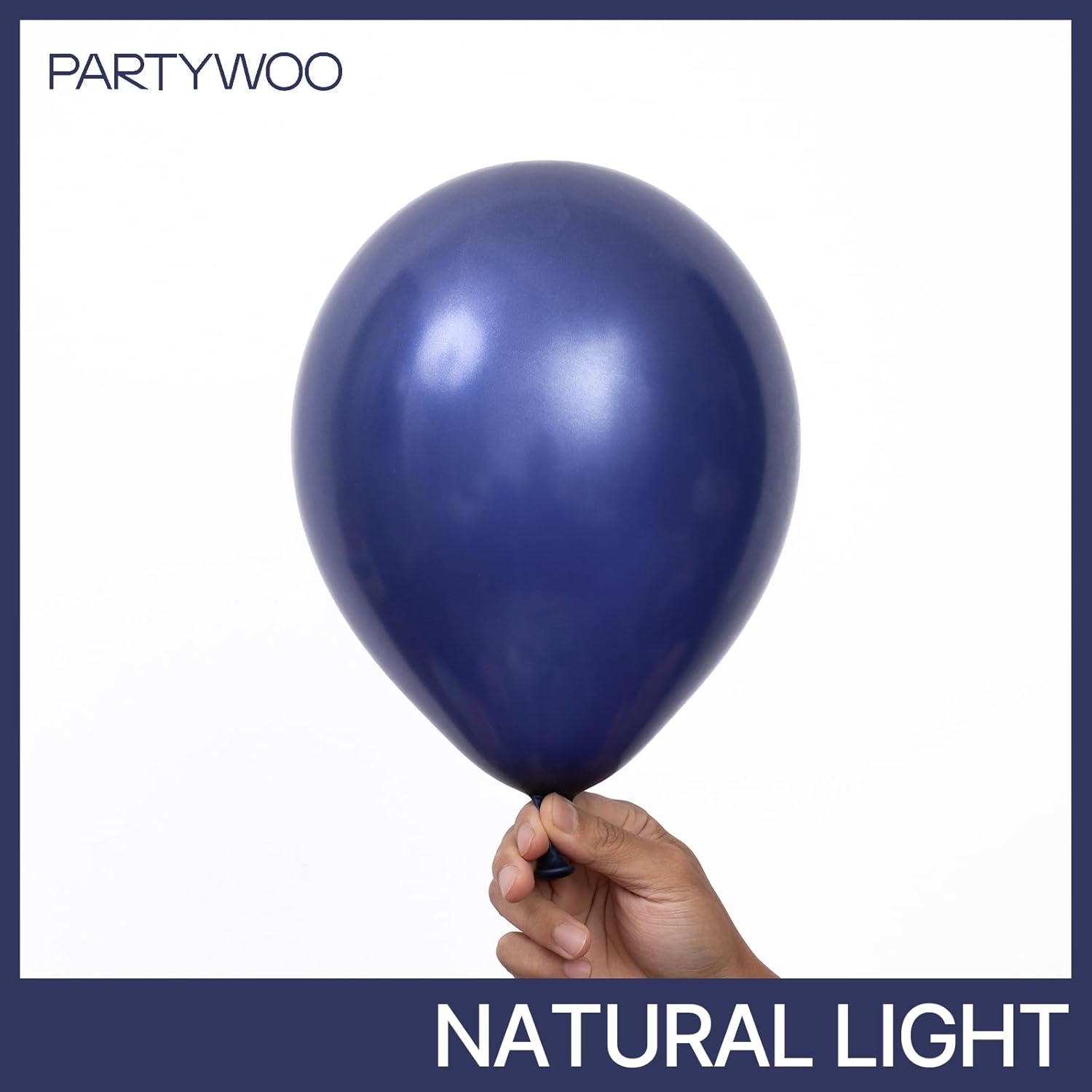 PartyWoo Navy Blue Balloon Arch Kit - 100 Pcs in 5, 10, 12 Inch Sizes | Perfect for Graduation, Wedding, Baby Shower, Birthday Decor