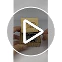 Engraved Wooden Hand Crank Music Box - Song of Storms Melody