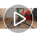Folding Metal Christmas Tree Stand Base for Artificial Trees - 16 Inch