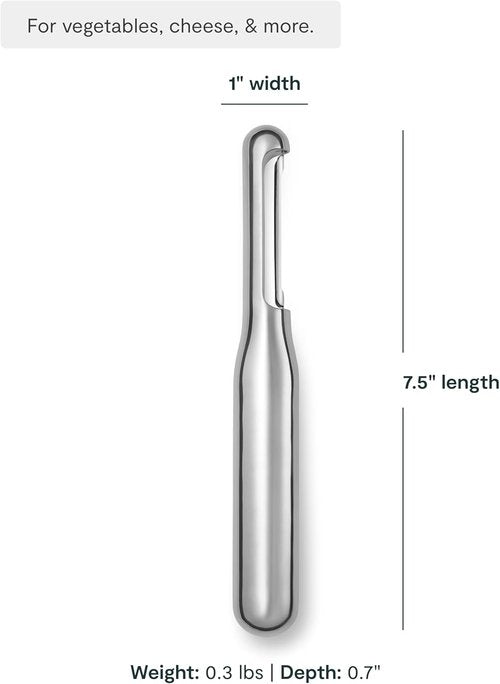 Caraway Vegetable Peeler - Non-Toxic Stainless Steel - Ergonomic Kitchen Tool for Effortless Peeling