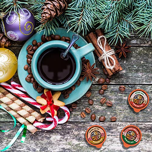 Crazy Cups Christmas Coffee Variety Pack, 50 Count – Holiday Pods