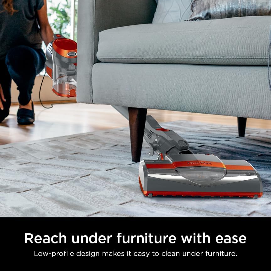 Shark HV302 Rocket Pet Corded Stick Vacuum - Lightweight, Swivel Steering for Carpets & Hard Floors | Includes Hand Vacuum & Tools in Orange
