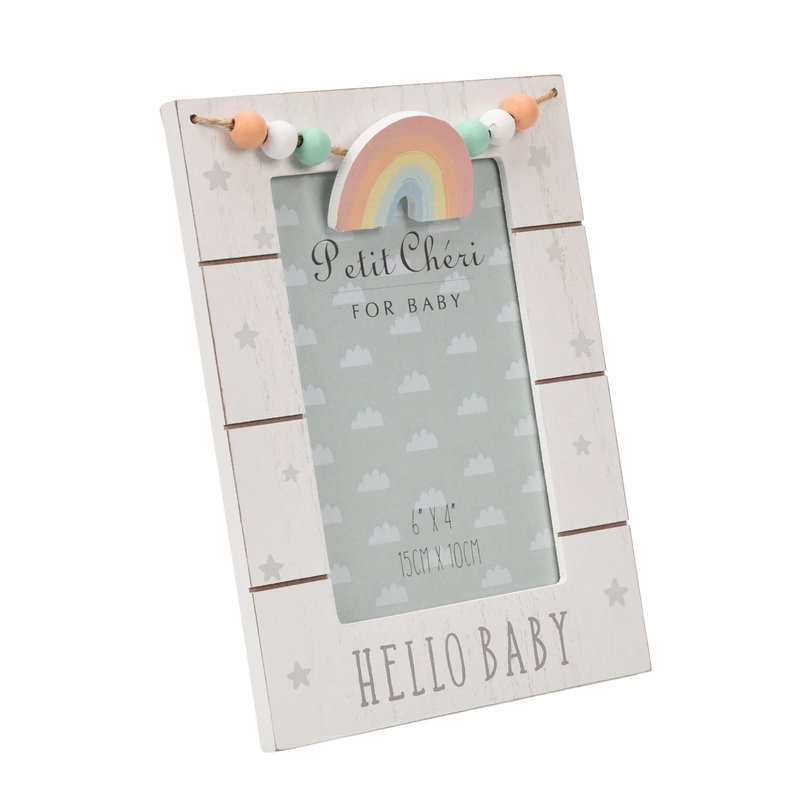Oaktree Gifts Petit Cheri Photo Frame Hello Baby 4" X 6"
