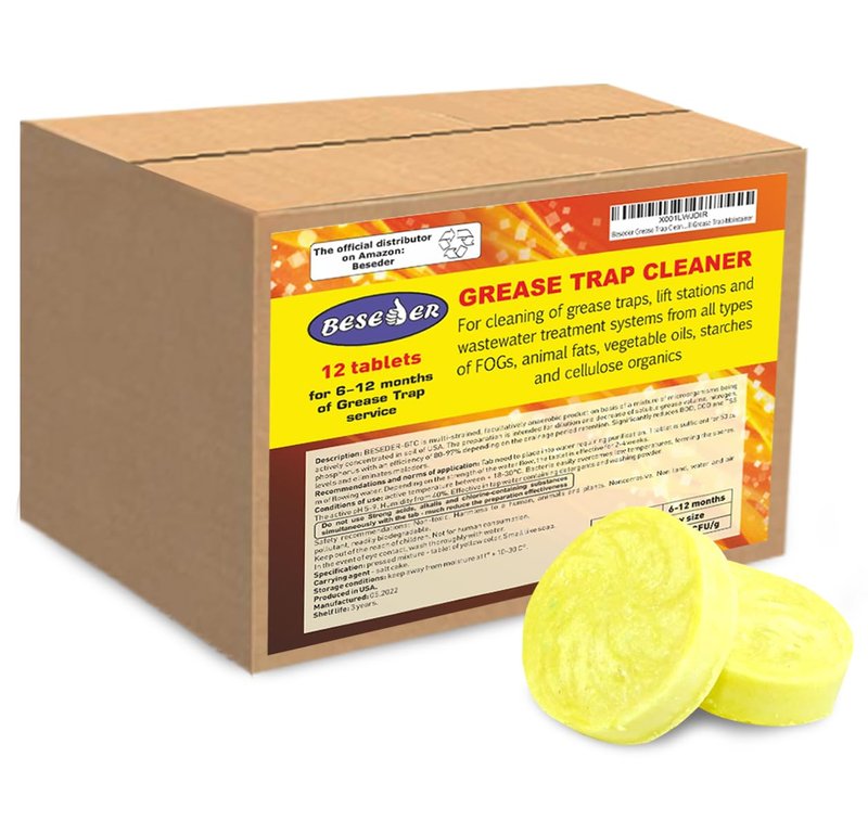Beseder Grease Trap Cleaner (1 Count (Pack of 12))