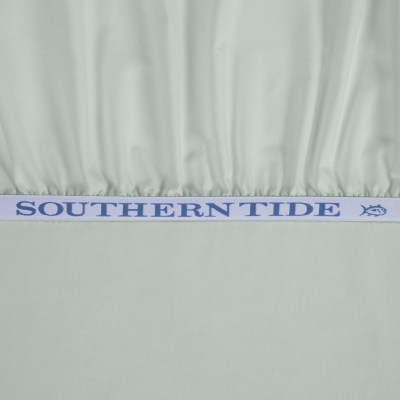 Southern Tide Cotton Twill 200 Thread Count 4-Piece Queen Size Sheet Set - 100% Cotton - Soft & Cozy - Bed Sheet Set - Deep Pocket - Easy Care - Green Sheet Set (Queen, Green)