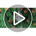 Iridescent Clear Ornament Balls (18 Pack, 4 Sizes) for Halloween & Christmas