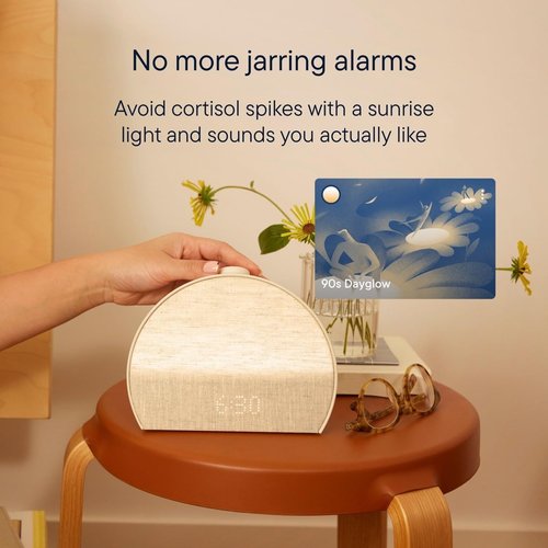Hatch Restore 3 Sunrise Alarm Clock - Smart Light & Sound Machine for Screen-Free Sleep (Putty)