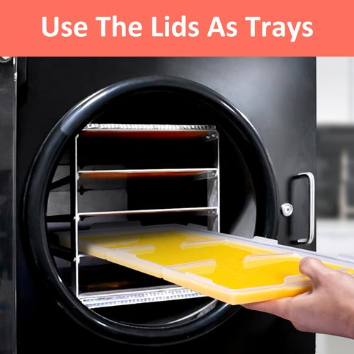 Angadona 5 Pcs Tray Lids for Harvest Right Freeze Dryer Medium Trays Freeze dryer tray lids medium for Harvest right freeze dryer accessories