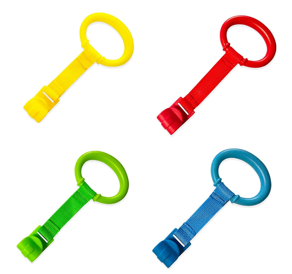 Skiennix Baby Pull Up Rings - Walking Assistant for Infants | 4 PCS Playpen Set