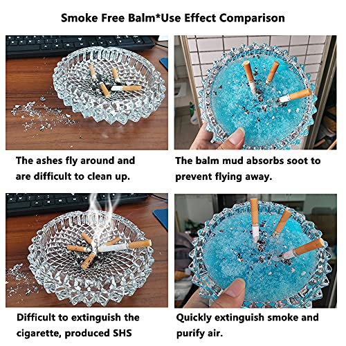 Smokeless Ashtray Sand for Cigarettes - Odor Eliminator & Fire Safety