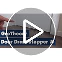 Grotheory 2-Pack Silicone Door Draft Stopper & Weather Stripping Seal