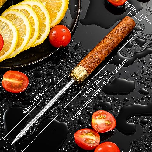 QiBaLee Black 9.4-Inch Ice Pick for Breaking Ice and Frozen Items