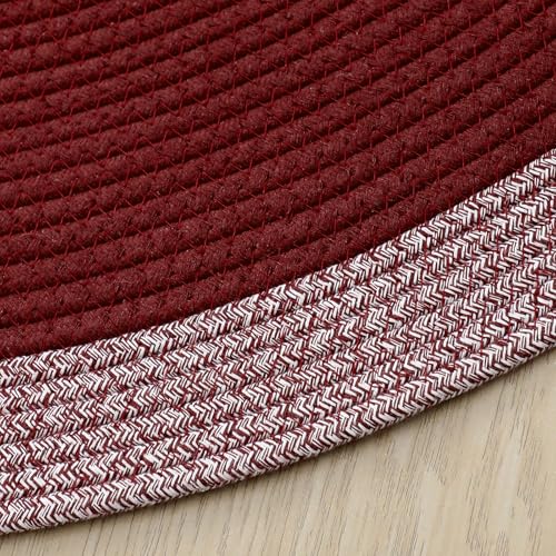 35" Reversible Round Christmas Tree Stand Mat - Absorbent Floor Protector
