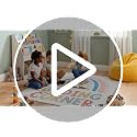Rainbow Reading Corner Rug 47"x39" - Non-Slip Boho Classroom Floor Mat