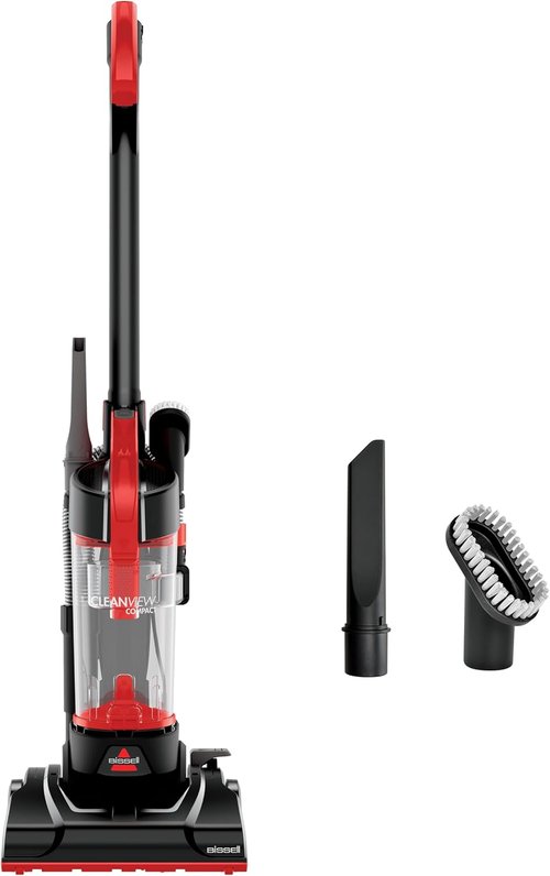 Bissell CleanView Compact Upright Vacuum - Lightweight Design with Powerful Suction | Ideal for Dorm Rooms & Apartments