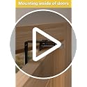 Adjustable Over the Door Wreath Hanger - 19 Inch Non-Scratch Hook (22 lb)