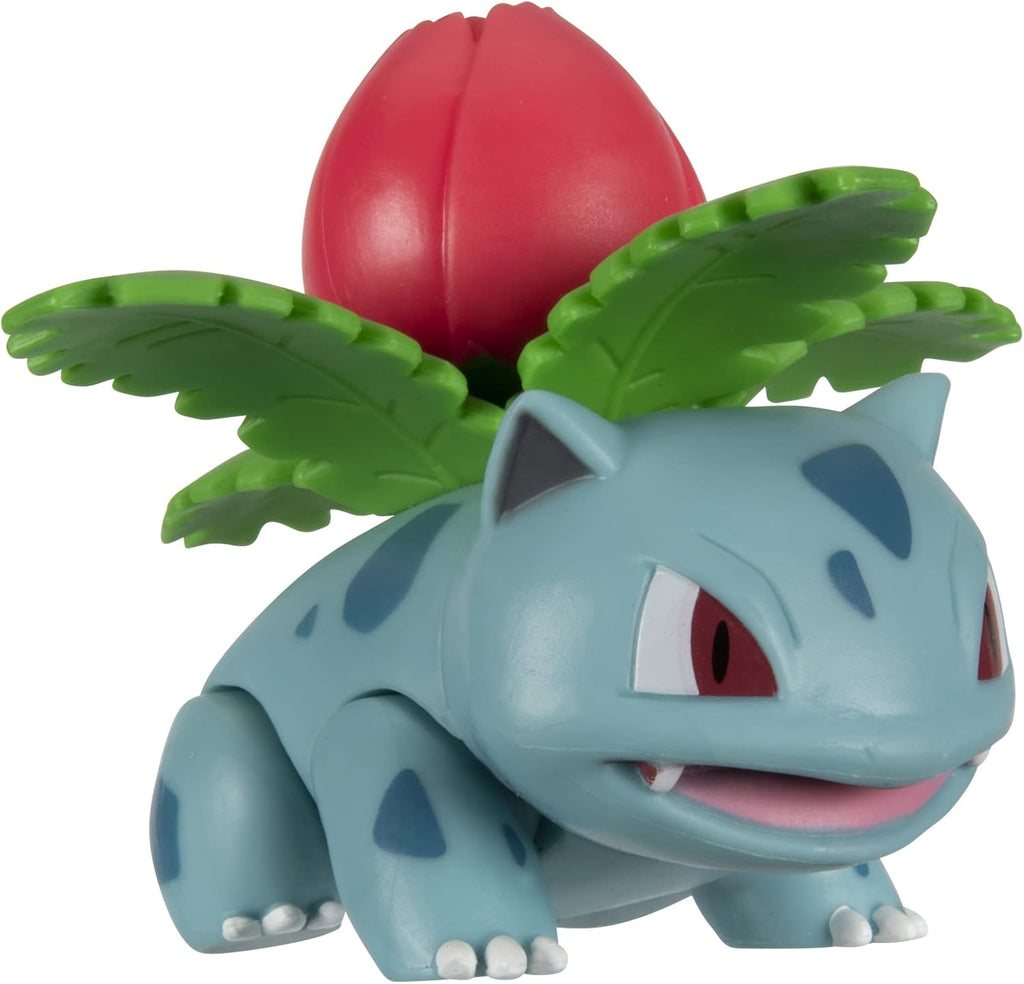 Pokémon Battle Figure Set - Grass-Type Theme with Ludicolo, Ivysaur & Grookey | Perfect for Kids' Collectors
